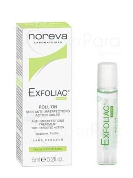 Noreva Exfoliac Roll-On<br> گیراوەی تایبەت بە چارەسەرکردنی خەت و ناڕێکییەکانی سەر پێست